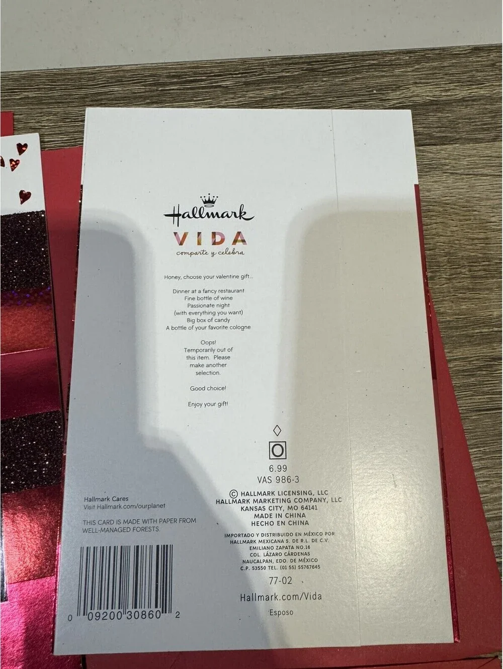 Lot Of 4 Spanish Hallmark Valentines Greeting Cards. NWT envelopes HTF